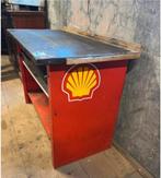 Shell werkbank / Werkbank / Industrieel / Vintage / Brocante, Antiek en Kunst, Ophalen