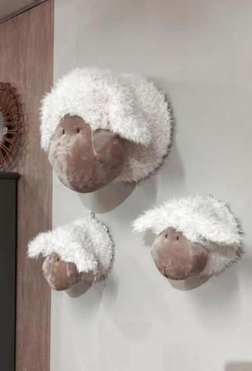 Wandkop decoratie schaap beschikbaar voor biedingen