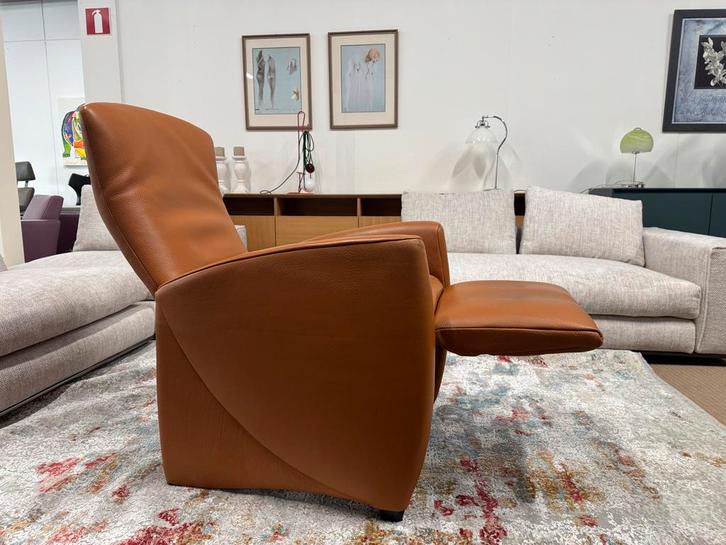Jori Vinci Relaxfauteuil - Leder, Huis en Inrichting, Fauteuils, Gebruikt, Leer, 50 tot 75 cm, Minder dan 75 cm, Ophalen