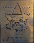 Herdenkingsplaquette Bevrijdingsrit 5 mei, Ophalen of Verzenden, Landmacht, Nederland, Embleem of Badge