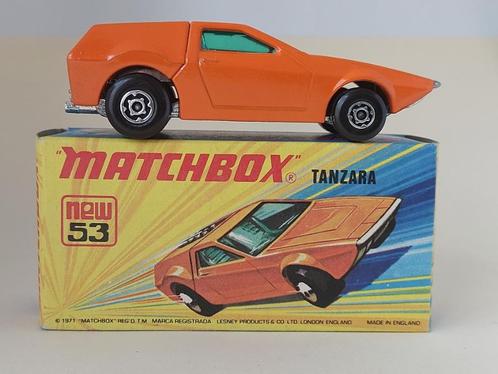 TANZARA MATCHBOX No53 UIT 1971ONBESPEELD MET DOOSJE,  O, Hobby en Vrije tijd, Modelauto's | Overige schalen, Nieuw, Auto, Ophalen of Verzenden