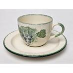 # Poole Pottery england kop en schotels. Hand painted, Huis en Inrichting, Keuken | Servies, Gebruikt, Ophalen of Verzenden, Overige stijlen
