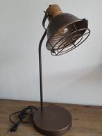 Brons kleurige industriële bureaulamp, Huis en Inrichting, Ophalen, Zo goed als nieuw, 50 tot 75 cm