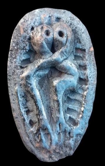 Zeer Zeldzaam en Mysterieus Terracotta Object – Uniek item ! beschikbaar voor biedingen