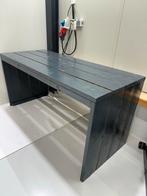 Steigerhouten Tafel - Antraciet Geschilderd, Antiek en Kunst, Ophalen of Verzenden