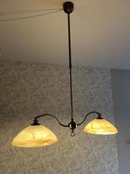 lamp, Huis en Inrichting, Lampen | Tafellampen, Ophalen, Gebruikt, Glas, 75 cm of meer