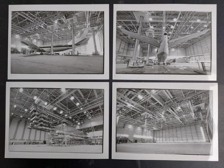 Foto serie van het onderhoud van een KLM Boeing 747 (F892), Verzamelen, Luchtvaart en Vliegtuigspotten, Gebruikt, Kaart, Foto of Prent