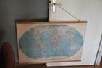 World map poster, Antiek en Kunst, Kunst | Litho's en Zeefdrukken, Ophalen