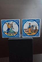 Oud spaanse tegeltjes  - set van twee, Ophalen of Verzenden