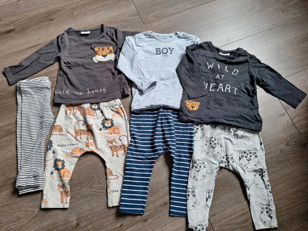 3 setjes kleding maat 74 Noppies en Next, Ophalen of Verzenden, Gebruikt, Maat 74