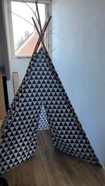 Tipi tent speeltent zwart wit wigwam, Ophalen of Verzenden, Gebruikt