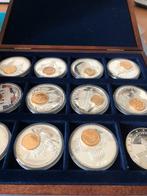 Voor de verzamelaar!!!!Mooie Cassette met 12 munten (bieden), Postzegels en Munten, Munten | Europa | Euromunten, Verzenden, 2 euro