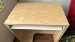 Bureau/computertafeltje met uitschuifbaar blad., Ophalen, Gebruikt, 70 tot 120 cm