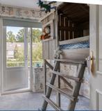 Kidsfactory Boomhut Bed - Avontuurlijk Slapen!, Ophalen, 85 tot 100 cm, Zo goed als nieuw, Hoogslaper of Stapelbed