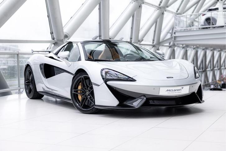 McLaren 570S Spider 3.8 V8 | MSO High Downforce Kit | Sadle, Auto's, McLaren, Bedrijf, Te koop, 570S, ABS, Achteruitrijcamera