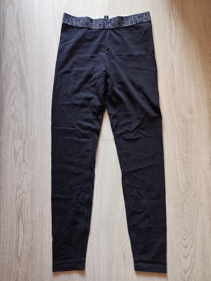 Legging van Karl Lagerfeld, maat L, Kleding | Dames, Sportkleding, Zo goed als nieuw, Overige typen, Maat 42/44 (L), Zwart, Ophalen of Verzenden