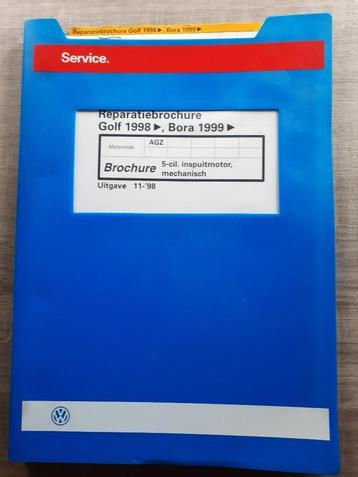 Werkplaatsboek Vw Golf 4  Bora VR5 2,3 motor mechanisch  AGZ beschikbaar voor biedingen