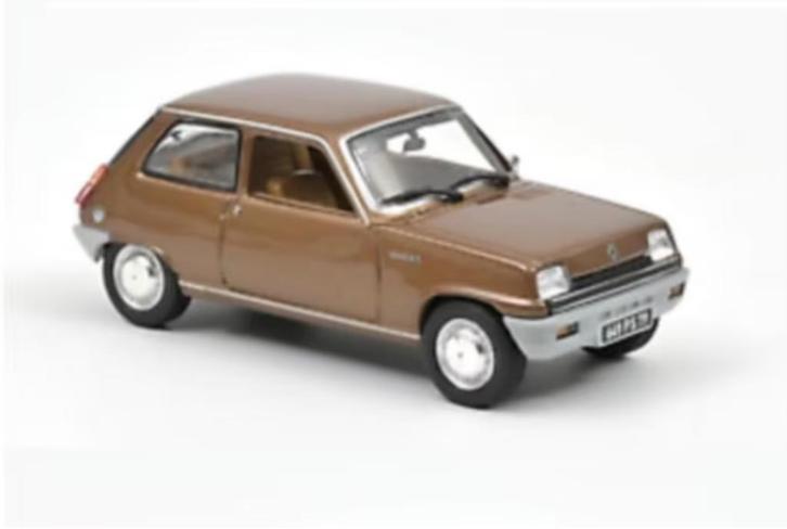 Renault 5 TL 19 74 Bruin Met. schaal 1:43 NOREV ref. 510529, Hobby en Vrije tijd, Modelauto's | 1:43, Nieuw, Auto, Norev, Verzenden