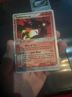 Typhlosion ex - Pokémon kaart, Ophalen of Verzenden, Gebruikt, Losse kaart, Foil