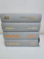 Biografieën: Ali, Jobs, Einstein, Lennon, Boeken, Ophalen of Verzenden, Gelezen, Diverse, Overige