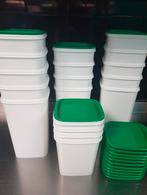 €10.00 voorraad bussen 30 stuks, Huis en Inrichting, Emmers, Ophalen, Kunststof, Met deksel