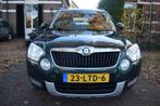 Skoda Yeti 1.2 TSI Active Plus N.Ketting (bj 2010), Auto's, Euro 5, Stof, Gebruikt, Zwart