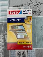 2 wasbare horren van Tesa van 1,20 x 1,40. Wit, 100 tot 120 cm, Kunststof, Overige typen, Minder dan 200 cm