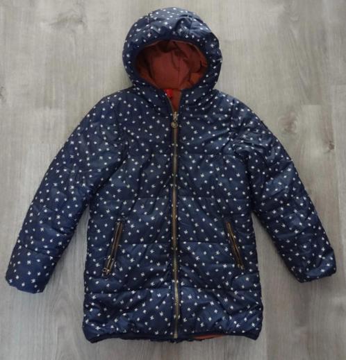 LOOXS Reversible gewatteerde winterjas met sterren 122 128, Kinderen en Baby's, Kinderkleding | Maat 122, Zo goed als nieuw, Meisje