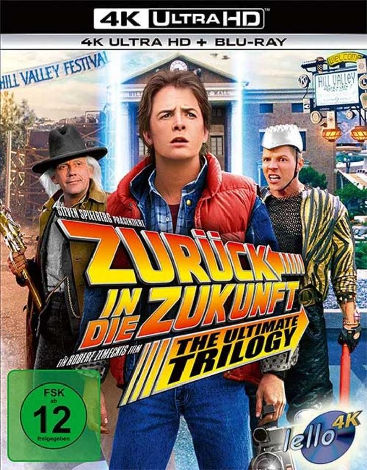 Blu-ray 4K: Back to the Future Trilogy, 35th AE, DE niet NLO, Cd's en Dvd's, Blu-ray, Nieuw in verpakking, Humor en Cabaret, Boxset