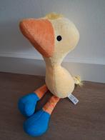 Knuffel gans Gonnie en Gijsje blauwe poten geel K9397, Ophalen of Verzenden, Zo goed als nieuw