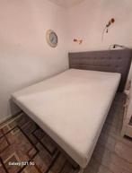 Tweepersoonsbed _ boxspring, Ophalen, Gebruikt, Tweepersoons, 200 cm