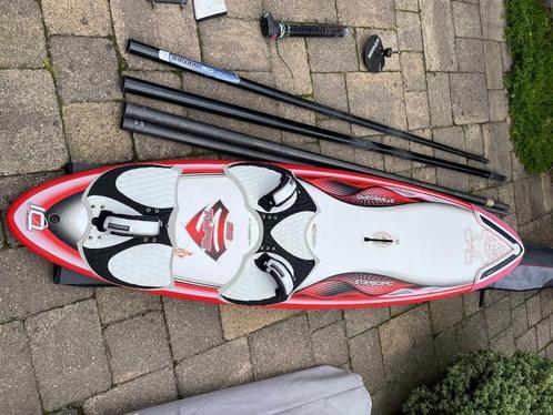 Windsurf set Starboard, Watersport en Boten, Windsurfen, Gebruikt, Complete set, Minder dan 250 cm, Met vin(nen), Met draagtas