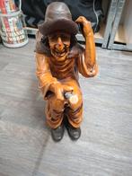 Houten heks. Decoratie., Ophalen of Verzenden, Zo goed als nieuw