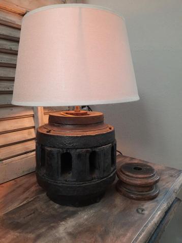 Stoere schemerlamp tafellamp lamp stoer sober landelijk  beschikbaar voor biedingen