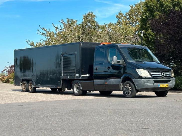 Mercedes-Benz Sprinter 518 CDI V6!DUBBEL CABINE!automaat met, Auto's, Bestelauto's, Bedrijf, Te koop, Centrale vergrendeling, Mercedes-Benz