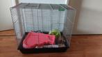 Hamsterkooi met heel veel toebehoren, Dieren en Toebehoren, Knaagdieren en Konijnen | Hokken en Kooien, Ophalen, Kooi, 60 tot 90 cm