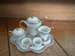 Vintage sier serviesje ( goudverf afgewerkt), Antiek en Kunst, Antiek | Servies compleet, Ophalen of Verzenden