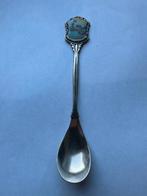 Verzilverd emaille Scheveningen lepeltje theelepeltje lepel., Ophalen of Verzenden
