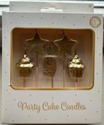 Taartkaarsen 9 jaar - Party Cake Candles, Ophalen of Verzenden, Nieuw, Versiering, Verjaardag
