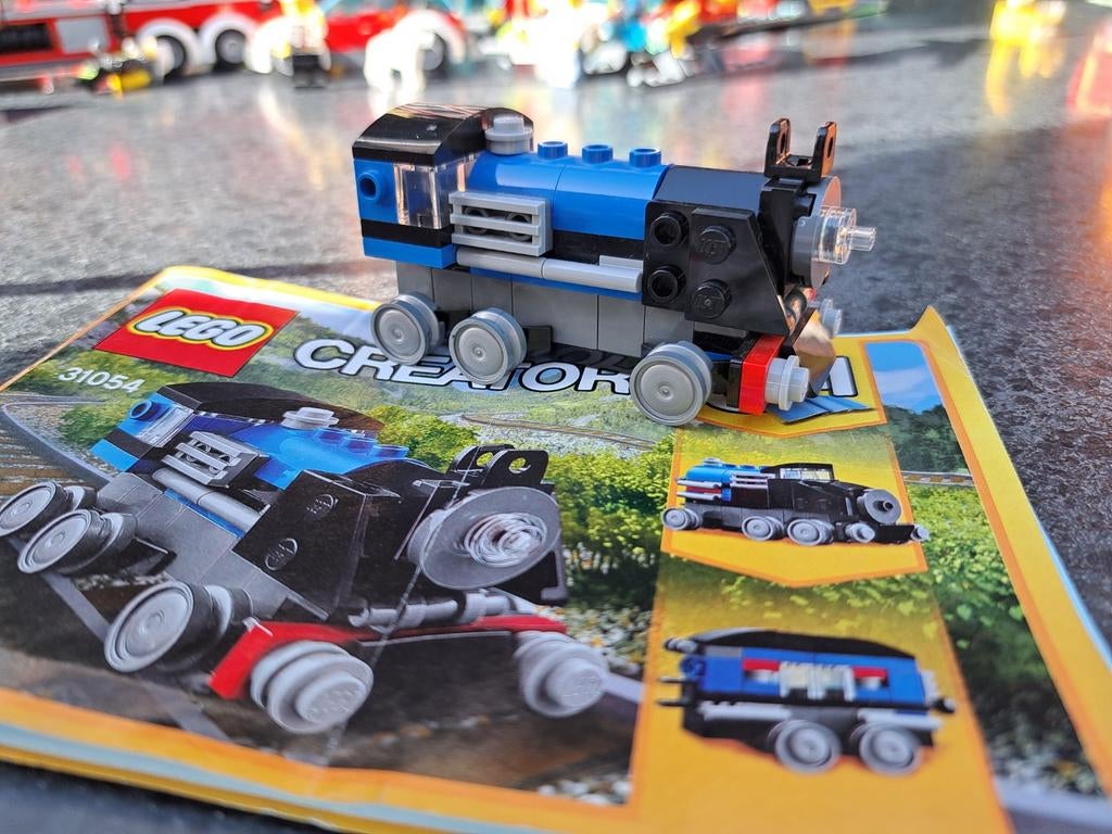 Lego Creator 31054 Trein (alleen trein bouwbaar), Gebruikt, Lego, Ophalen of Verzenden, Inclusief instructies