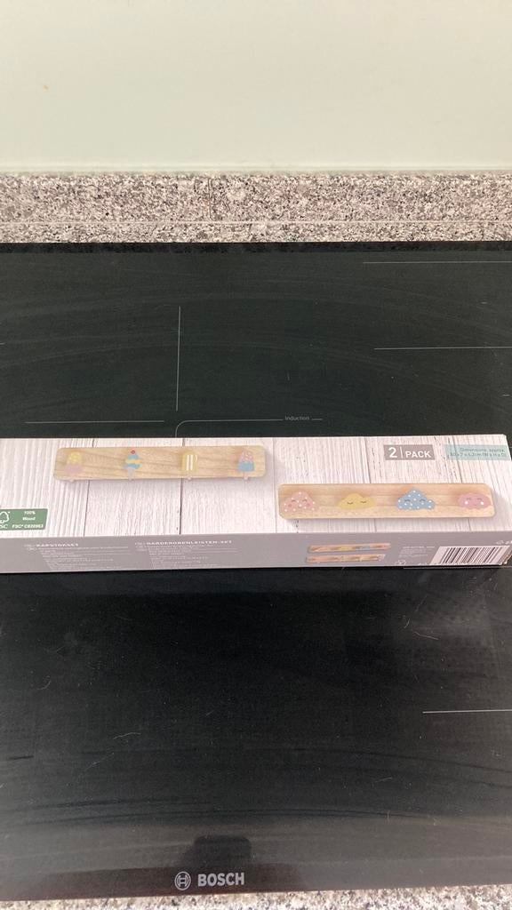 Kinderkapstok 2x NIEUW, Ophalen of Verzenden, Nieuw, Kapstokje