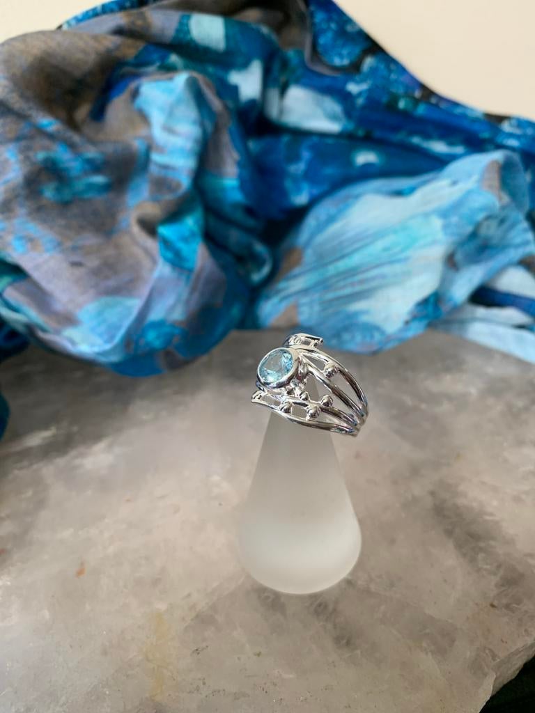 Topaas geluk beschermt welvaart succes uniek magie, Blauw, Nieuw, Ophalen of Verzenden, 17 tot 18