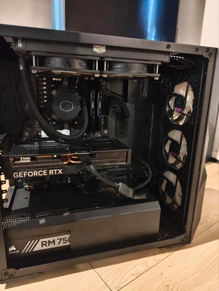 RTX 4070ti game pc + oled monitor, Computers en Software, Desktop Pc's, Zo goed als nieuw, 4 Ghz of meer, SSD, 64 GB of meer, Ophalen