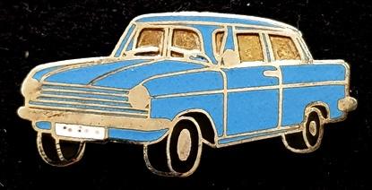 Opel Kadett A pin- lichtblauw emaille, Verzenden, Nieuw, Transport, Speldje of Pin