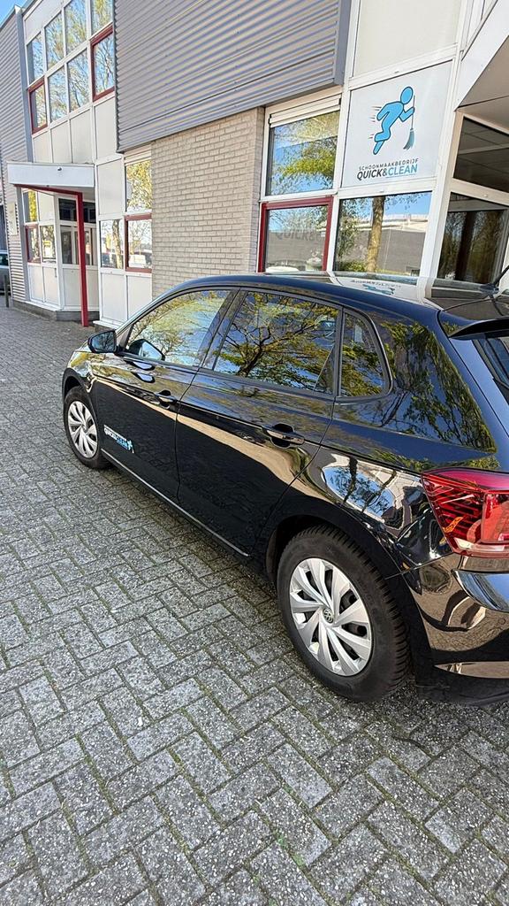 Volkswagen Polo 1.0 TSI 95pk 2021 Zwart (btw auto), Auto's, Volkswagen, Voorwielaandrijving, 95 pk, 1055 kg, Origineel Nederlands