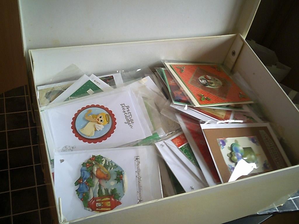 te koop bewaardoos met nieuwe 3-d kerstkaarten, Hobby en Vrije tijd, Kaarten | Zelf maken, Ophalen, Nieuw, Kerst, Overige typen