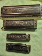 4x M.HONNER Mondharmonica en 1x Bandmaster Mondharmonica, Gebruikt, Ophalen of Verzenden, Nvt, Nvt
