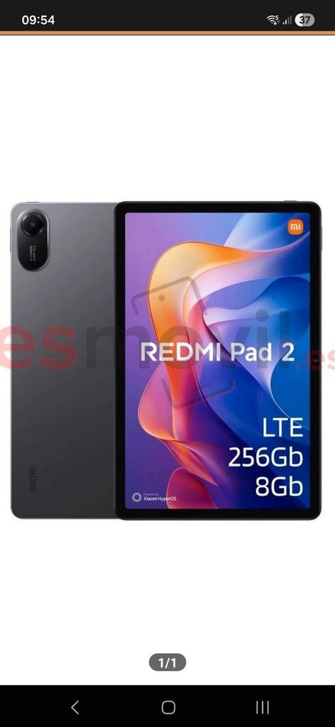 Xiaomi Redmi Pad 2 LTE 8GB RAM 256GB opslag, Computers en Software, Android Tablets, Ophalen of Verzenden, Zo goed als nieuw, 11 inch