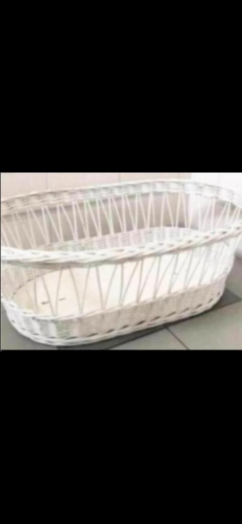 mooie WITTE HOUTEN (ROTAN) HONDENMAND, Dieren en Toebehoren, Ophalen, Zo goed als nieuw, Overige