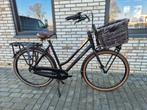 Gazelle Stadsfiets met Mand - Zwart, Zo goed als nieuw, Fietsen en Brommers, Fietsen | Dames | Damesfietsen, Ophalen, Versnellingen